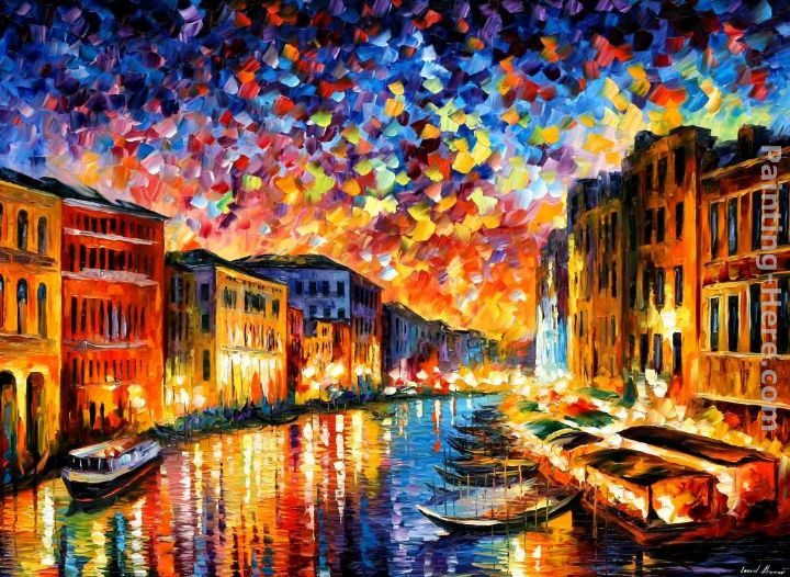 Leonid Afremov VENICE - GRAND CANAL